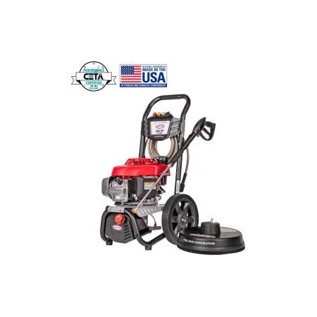 Fna Group Simpson MegaShot Cold Water Gas Pressure Washer W/ Soap Tank, 3000 PSI, 2.4 GPM 60808